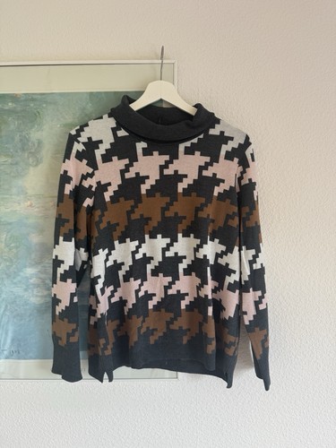 Gollehaug pullover hahnentritt - pullover,
