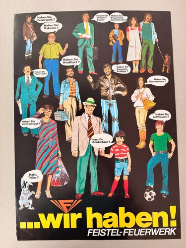 Feistel feuerwerk plakat - feistel,
