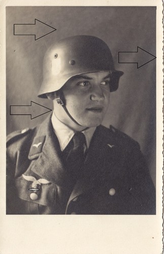 Luftwaffe helmet portrait - luftwaffe, ww2