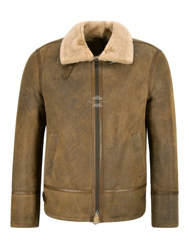 Herren lammfelljacke raf - b3,