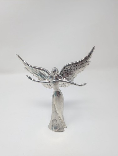 Silberfarbene engel figur - silberfarbene,