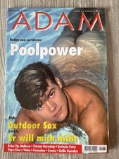 GAY VINTAGE Zeitschrift - MAGAZIN  "  ADAM " Nr. 183 von Juni 1999 (beschädigt!)