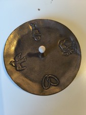 Schwerer messing kerzenhalter - schwerer, messing-kerzenhalter