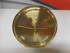 Kienzle Weltzeituhr Chrono Quartz Uhr Messing gewölbtes Frontglas ~ 1970