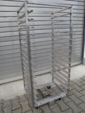 MIWE Stikkenwagen / Ofenwagen Edelstahl 15 x 58/58 cm H.: ca. 152 cm