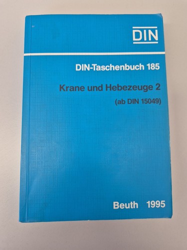 Din taschenbuch 185 - din-taschenbuch, und
