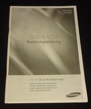 Bedienungsanleitung SAMSUNG DvD & VCR DVD-VR370/-VR375 Guter Zustand