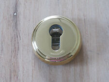 °HOPPE Schutzrosette M15NSA F71 Messing pol rund Sicherheitsrosette fur außen