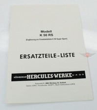 Hercules K 50 RS Ergänzung