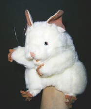 Folkmanis folktails handpuppe weisse Maus Hamster Nager Ratte o.ä.