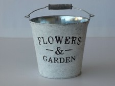 Zink Übertopf Flowers &