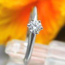 Tiffany & Co. Verlobungsring Platin 950- Gr.49 - Box & Zertifikat 0,23 ct - VVS2