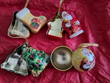 4x Weihnachtsanhänger Blech Befüllen Feodora