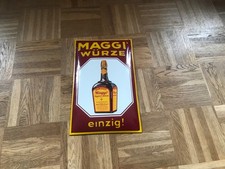 altes Maggi Emaille Schild - 80er Jahre - 40 x 25 cm - Vintage Reklame
