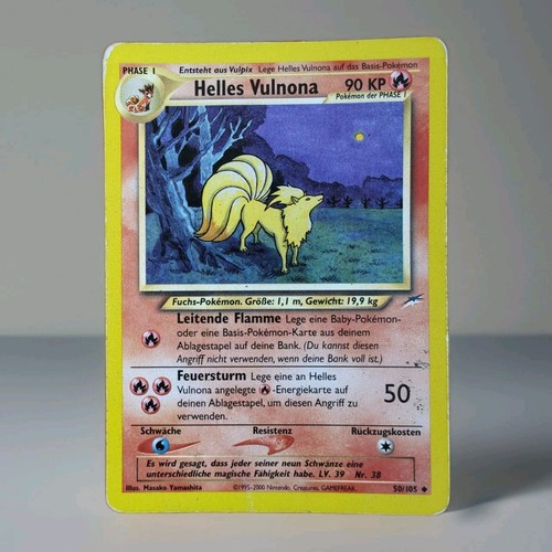 Helles vulnona pokemon karte - pokemon,