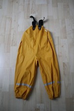 Regenhose/Matschhose ungefüttert * Größe 98/104 * gelb