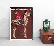 Poster Besucht den Tiergarten