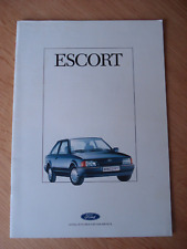 Ford Escort - Prospekt 1987 -