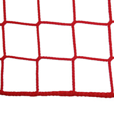 Seitenschutznetz 2x10m rot Dachdeckerfangnetz Heunetz Anhängernetz