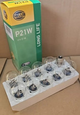 2 - 10x Hella Long life P21W 12V 21W BA15S Glühlampe Birne Glübirnen 3xhaltbarer