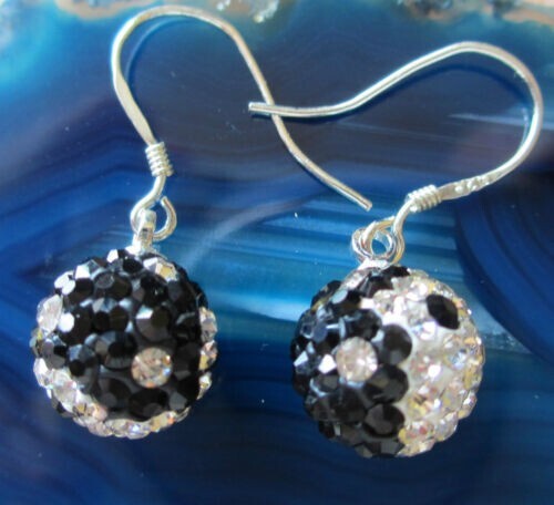 Ohrringe shamballa glitzer - ohrringe,