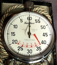 Vintage HANHART YACHTING Stoppuhr aus den 1960ern in BREITLING-Box