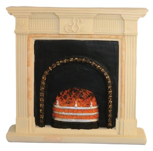 Gewölbter kamin für - kamin,
