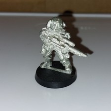Gardist mit Lasergewehr Imperiale Armee Zinn/Alt/Gebraucht GW WH40K