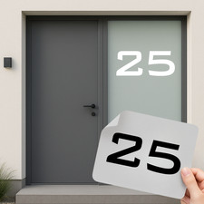 Hausnummer Zahl Aufkleber •