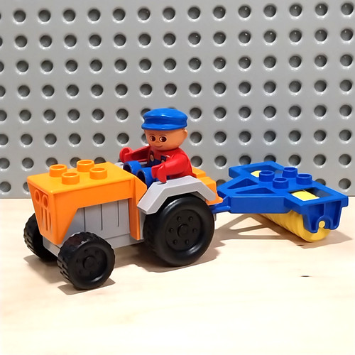 Lego duplo traktor - lego, mit