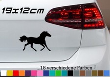 Pferde Silhouette 19x12cm