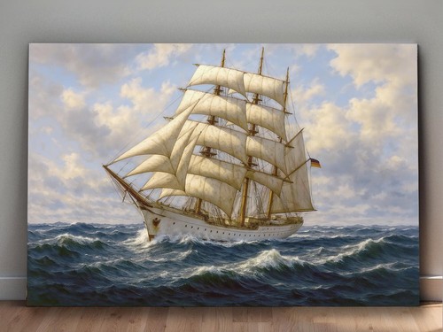 Majestätisches segelschiff - majestätisches,