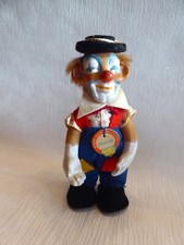 STEIFF CLOWN  "CLOWNIE"  14 cm groß    ANFANG 1960er Jahre
