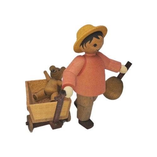 Musiker mit handkarren 7cm - handkarren,