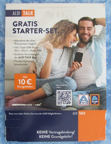 Aldi talk starter set - talk,