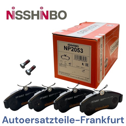 Nisshinbo bremsbeläge vorne - bremsbeläge,