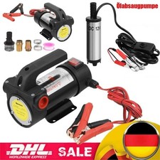 Elektrische Notpumpe Absaugpumpe Umfüllpumpe Öl Benzin Diesel Pump Wasserpumpe