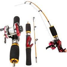 Kompakte 52cm Eisangelrute