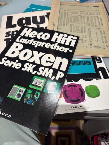 Vintage heco hifi lautsprecher - hifi,
