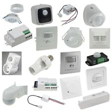 Bewegungsmelder HF PIR IR UP AP IP20 IP44 IP65 dimm E27 2-Draht 3-Draht X