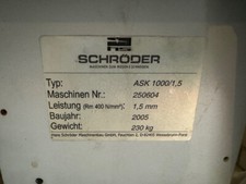 Segment Abkantbank Schröder mit Zubehör ASK 1000/1,5