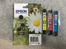 4 original Epson Tinten 18XL