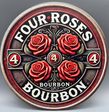 Metall/Blech-Schild-Four Roses