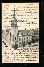 Dessau, Ansichtskarte, Postamt