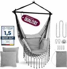 HEIMLING Hängesessel Indoor & Outdoor XXL Hängesessel Hängematte Balkon Terrasse