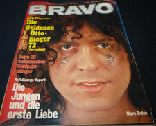 Bravo 18/1972 Juliane Werding/Marc Bolan/Daliah Lavi/Inge Meysel/Claus Wilcke