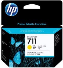 HP 711 3er-Pack Gelb 29 ml