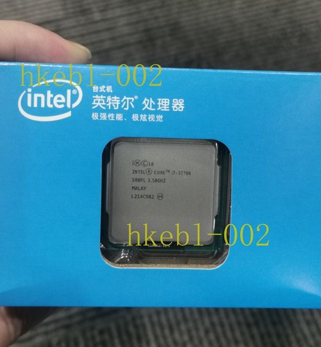 New intel core 3770k - core, i7-3770k