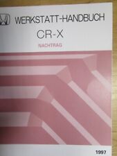 Orig.  Honda Werkstatthandbuch  CRX, 1997, Nachtrag