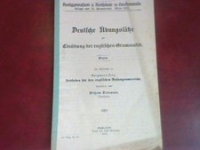 Deutsche Übungssätze zur